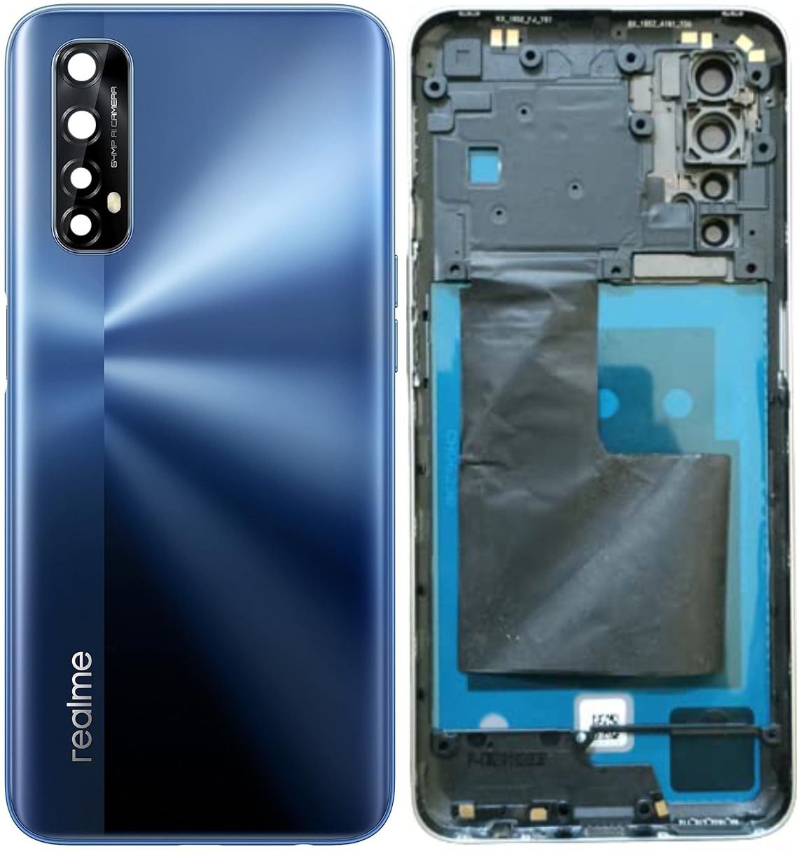 Flipkart SmartBuy Realme 7 (Original) With Middle Ring Camera Lens & Side Volume Power Buttons Full Panel-image-45