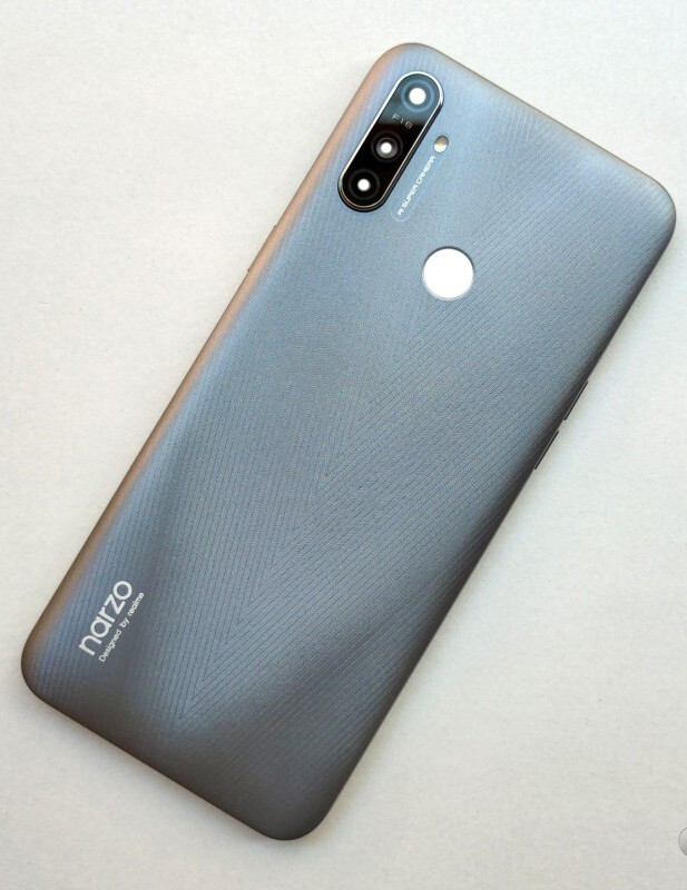 Flipkart SmartBuy realme Narzo 20A With Camera Lens & Side Volume Power Buttons Back Panel image 1