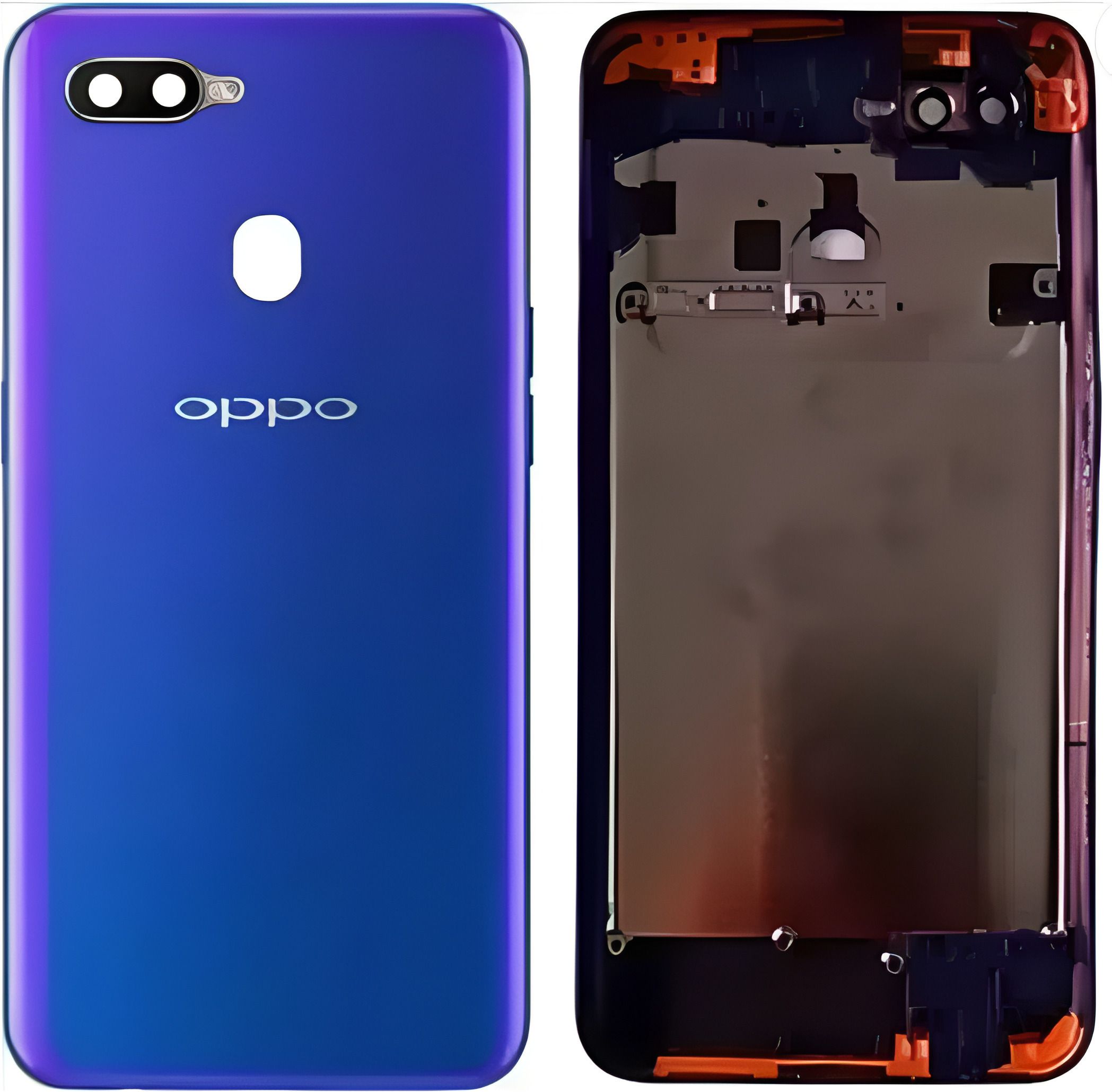 SRaccessories OPPO A5s (Housing Body) (Side Keys with Middle Body) Back Panel-image-31