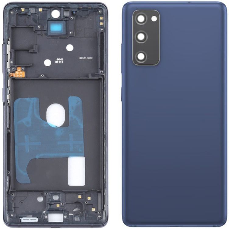 imbi Samsung Galaxy S20 FE Mobile Phone Body With Side Frame Camera Glass Full Panel-image-22