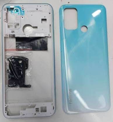 SPAREASP Realme 7i Housing Body (Middle Ring + Back Panel) Back Panel-image-46