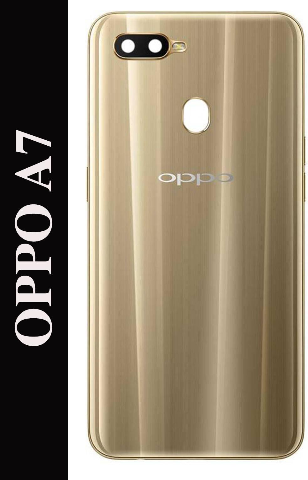 Flipkart SmartBuy Oppo A7 with Side Keys & Camera Lens Back Panel image 1