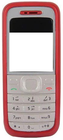 imbi Nokia 1200 / Nokia 1208 Panel Front Back Body With Keypad Front & Back Panel-image-10