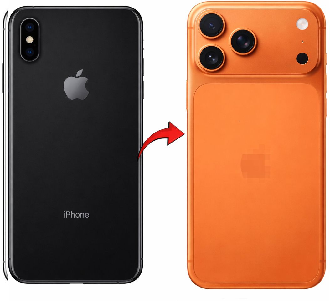 Velmi iPhone XS Max to 17 ProMAX Converter – Full Housing Panel with Waterproof Seal,Battery Adhesive, Flash Cable, SIM Tray & Buttons Full Panel-picture-14