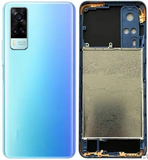 krishone VIVO Y31 2020 - (MIDLE RING BACK PANEL CAMERA LENS BUTTON WITH ALL LOGO) Back Panel-picture-35