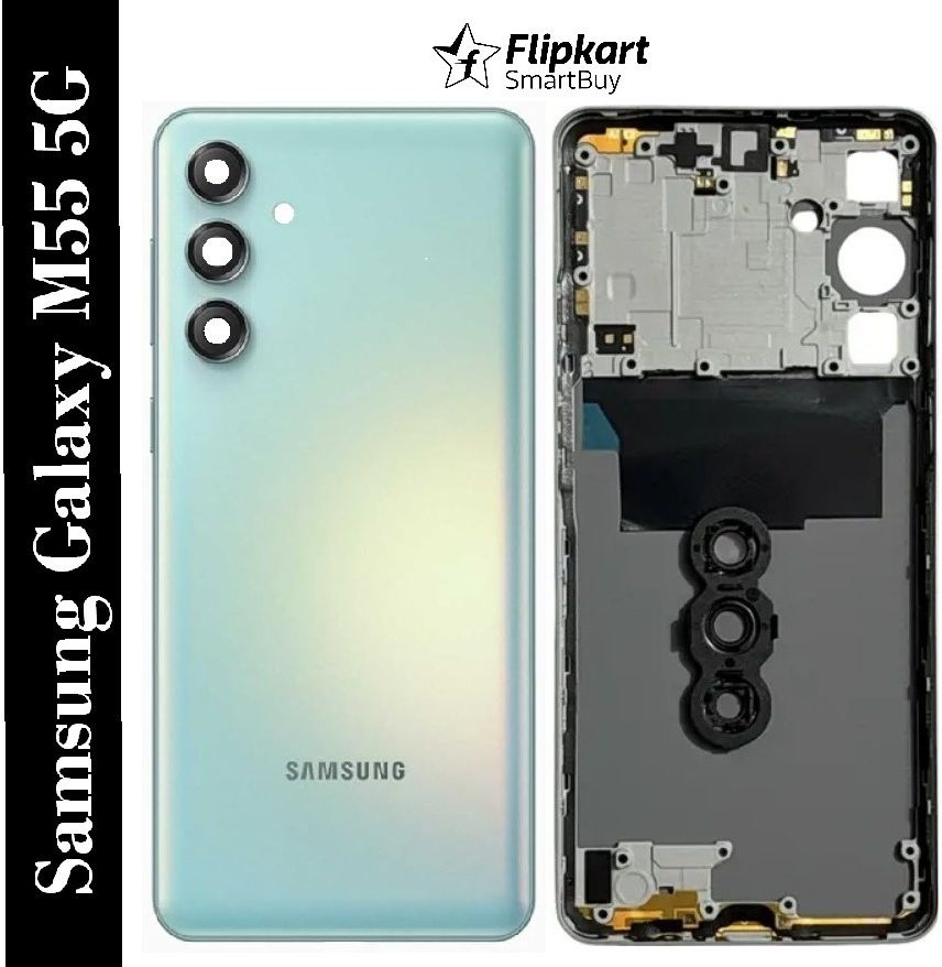 Flipkart SmartBuy Samsung Galaxy M55 5G (Hosuing Body) Middle Side Ring + Power and Volume Button Full Panel-picture-37