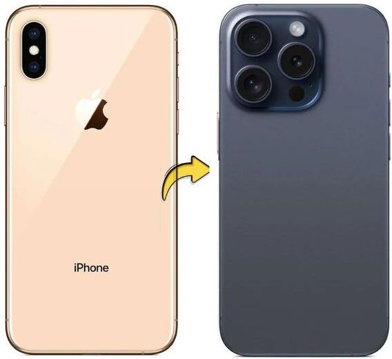 KezeMize iPhone XS Max to 15 Pro Max Converter - Complete Housing Panel Battery Adhesive, Waterproof Seal, Flash Cable, SIM Tray & Buttons. Complete Upgrade in New Look Full Panel-image-5