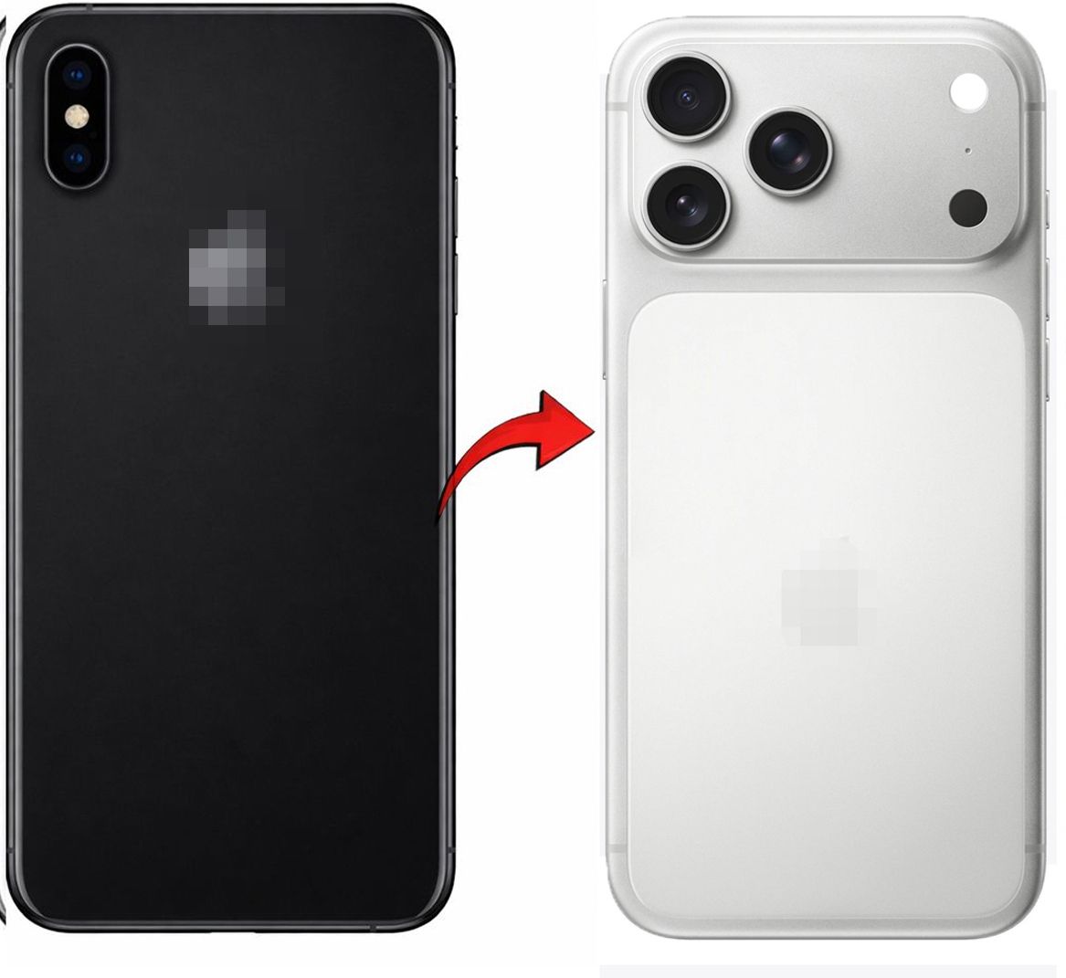 Hespa Converter Complete Housing Panel Kit For iPhone XS MAX→ 17 Pro MAX |With Waterproof Seal,Battery Adhesive, Flash Cable, SIM Tray & Buttons Full Panel-image-7