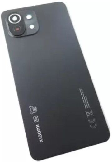 Sandreezz Xiaomi Mi 11 Lite NE (5G) (Glass) (with Proper Logo) (with Camera Glass Lens) Back Panel-image-13