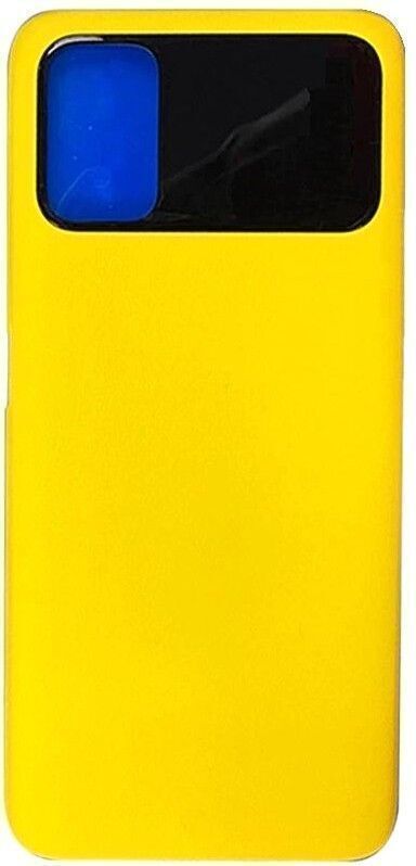 krishone REDMI Poco M3 -Yellow (WITH ALL LOGO) Back Panel-image-12