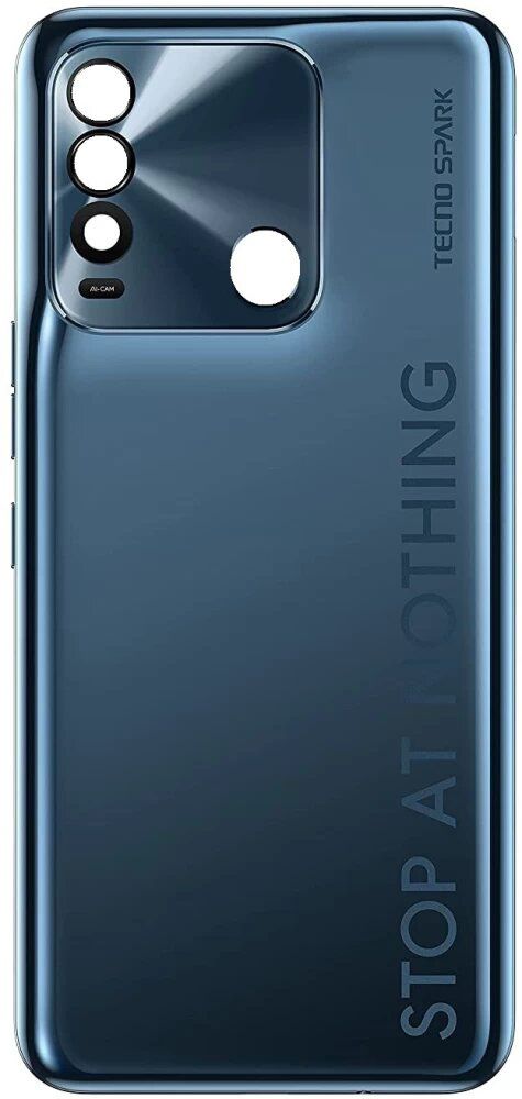 HQP for Tecno Spark 8 ( KG6, KG6k, MZ-TECNO KG6k ) [ With Volume Keys and Camera Glass ] Battery Back Door Replacement Back Panel-image-14