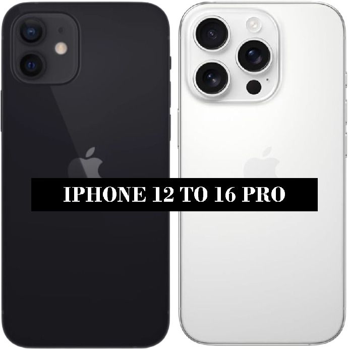 Sandreezz Apple iPhone 12 to iPhone 16 Pro Converter Housing Kit Assembly Full Panel-picture-32