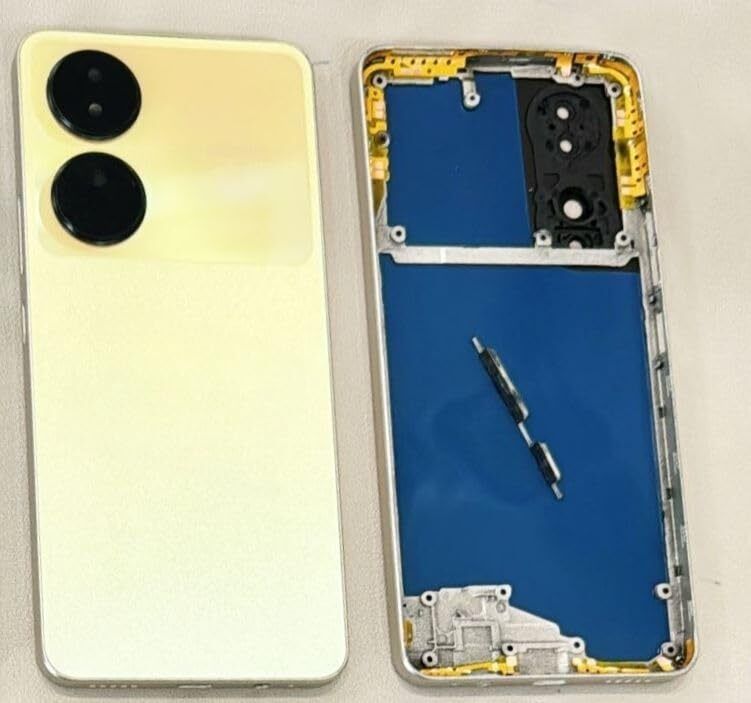 FLOUNDER VIVO Y100 (5g) HOUSING BODY WITH SIDE KEYS MIDDLE RING AND CAMERA RING LENS Full Panel-image-30
