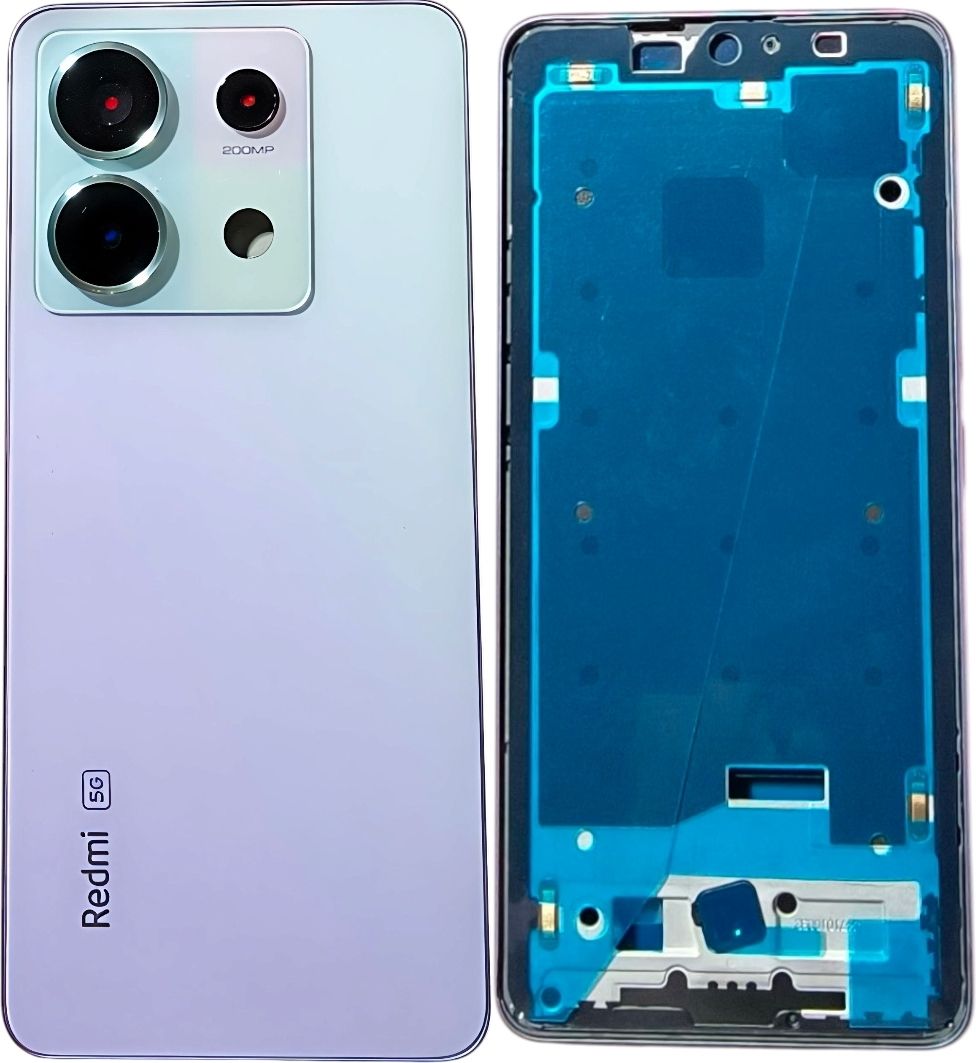 AL BAARI STORE for Xiaomi Redmi Note 13 Pro 5G housing replacement Full Panel-image-26