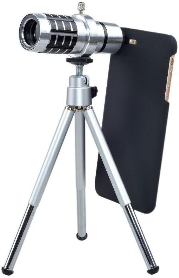 VOLTegIC Universal 18X Telephoto Mobile Camera Lens with Mini Tripod for Android & iPhone Mobile Phone Lens-image-9