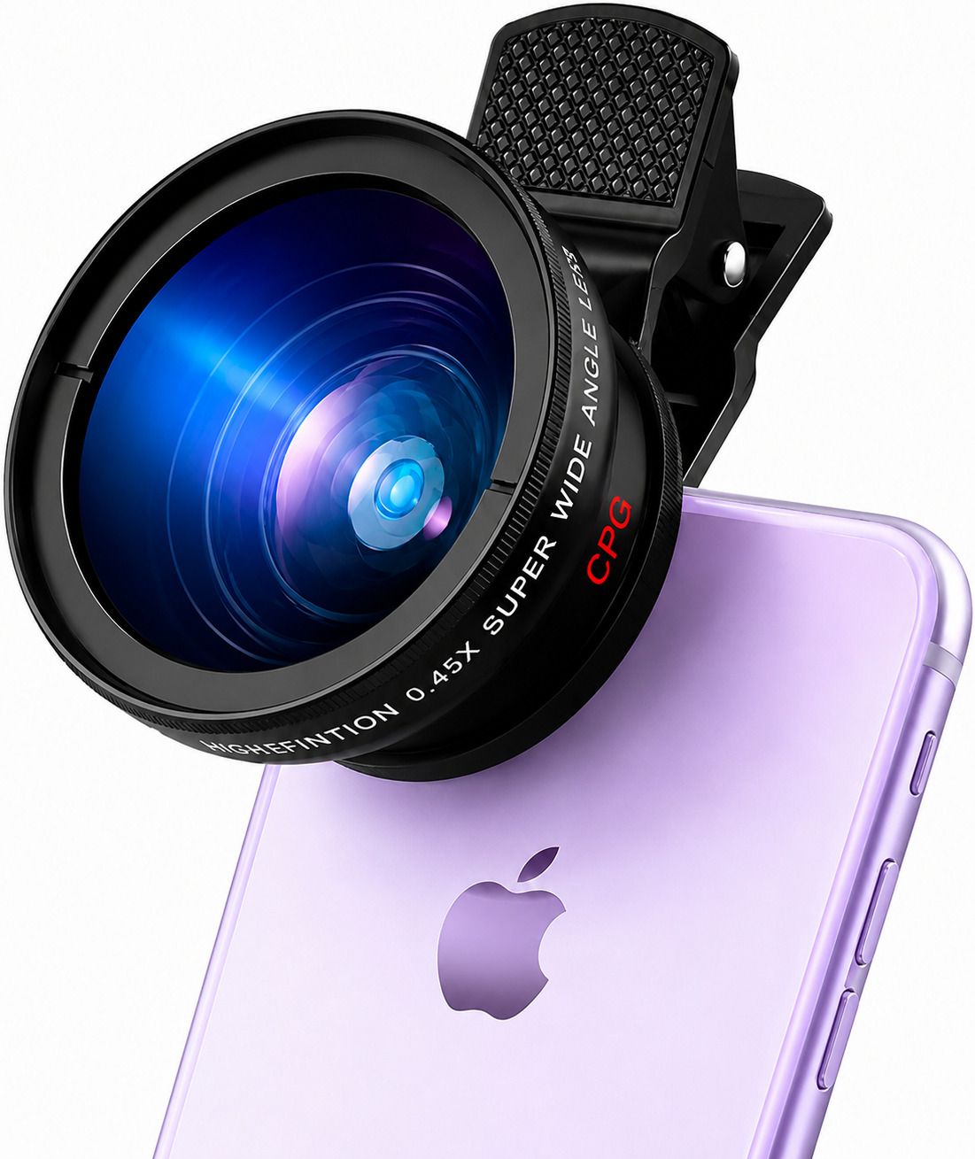 Cpg 2 in 1 Clip-On Mobile Camera Lens | 0.45X Super Wide Angle + Macro Lens Mobile Phone Lens-image-17