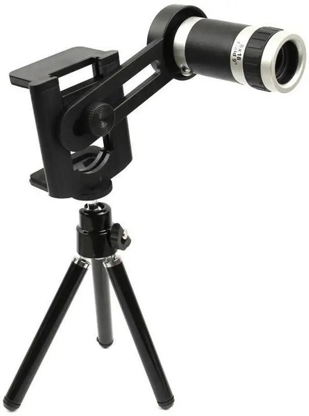 THE CURIOUS HUB 8X Mobile Phone Telephoto Lens with Mini Tripod, Mobile Phone Lens