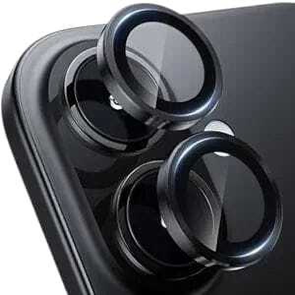 CAARTSY black camera lens protector for iPhone 16 / iPhone 16 Pro Max: Mobile Phone Lens