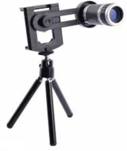 ASTOUND Mobile Telescope Universal 12X telephoto Lens with Triangle Bracket Mobile Phone Lens-image-4