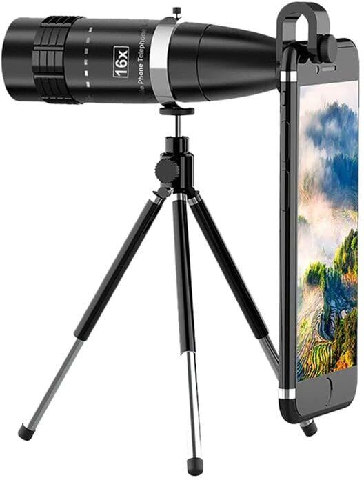 Lipzie 16x HD Optical Zoom Mobile Telephoto Lens Kit Dual Focus Mobile Phone Lens-image-34