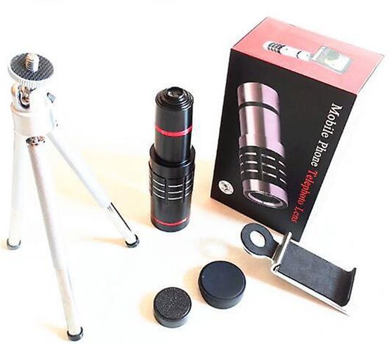 VOLTegIC Universal 18X Zoom Camera Lens for Mobile with Portable Tripod Stand Mobile Phone Lens-image-14