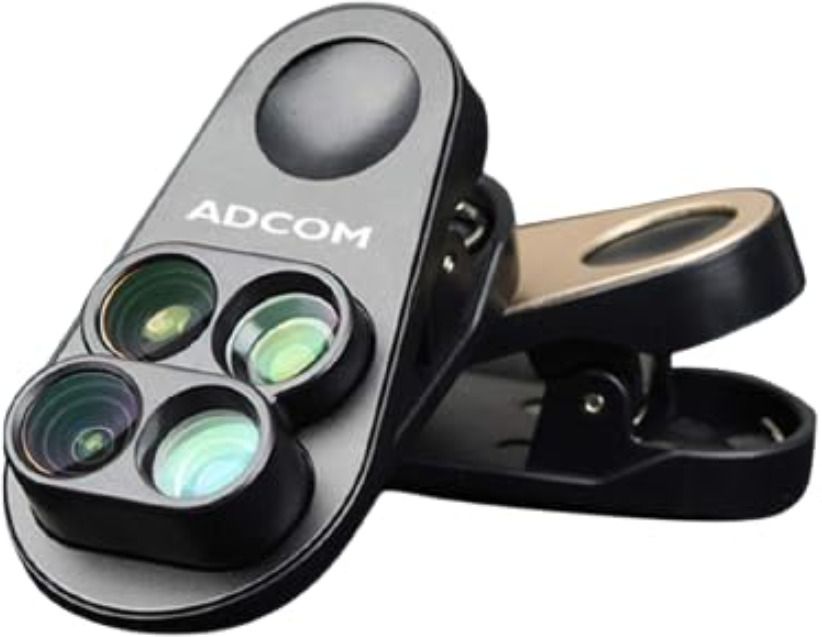ADCOM 4-in-1 Universal Mobile Camera Lens Kit - Compatible with i_Phone & Android Mobile Phone Lens-image-15