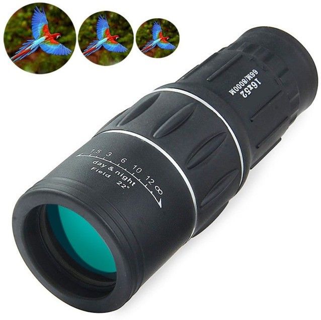 Elevea 16 X 52 Dual Focus Zoom Optic Armoring Monocular With 3388 Tripod Mobile Phone Lens