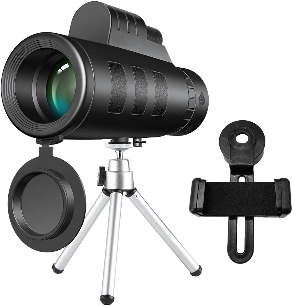 Elevea Monocular Telescope with Tripod Holder Best for Nature Viewing 15 Years Warranty Mobile Phone Lens-image-8