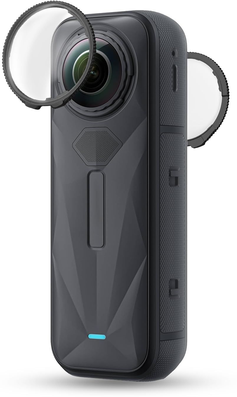 USPOT Premium Lens Guards Compatible dor Insta360 X5 High-Transparency Tempered Mobile Phone Lens-image-47