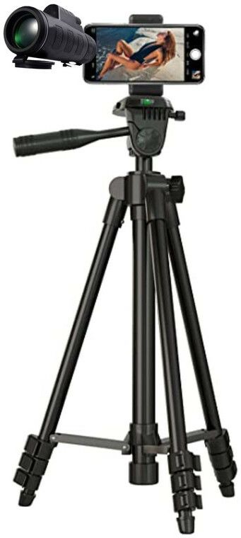 DRUMSTONE 16x Mobile Lens Full HD Quality Telescope With 3388 Tripod Mobile Phone Lens