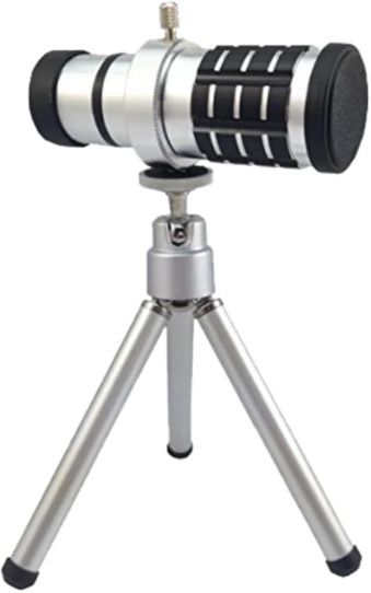 VOLTegIC 18X Smartphone Telescope Lens with Tripod & Universal Phone Mount Mobile Phone Lens-image-1