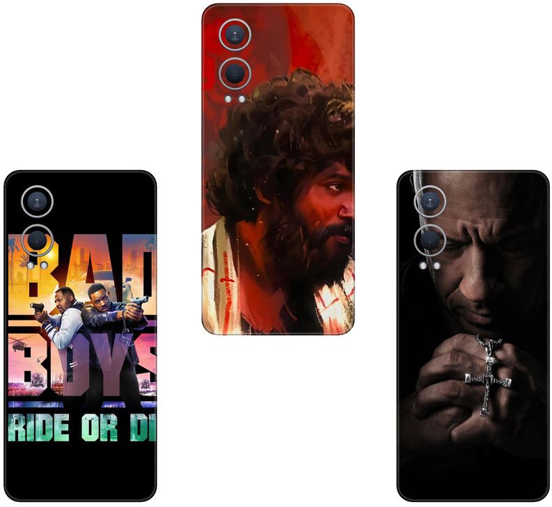 SKINFACTORY ITEL AURA 05I(PACK OF 3)Camera&Back Protector Premium Vinyl Mobile Skin-image-28