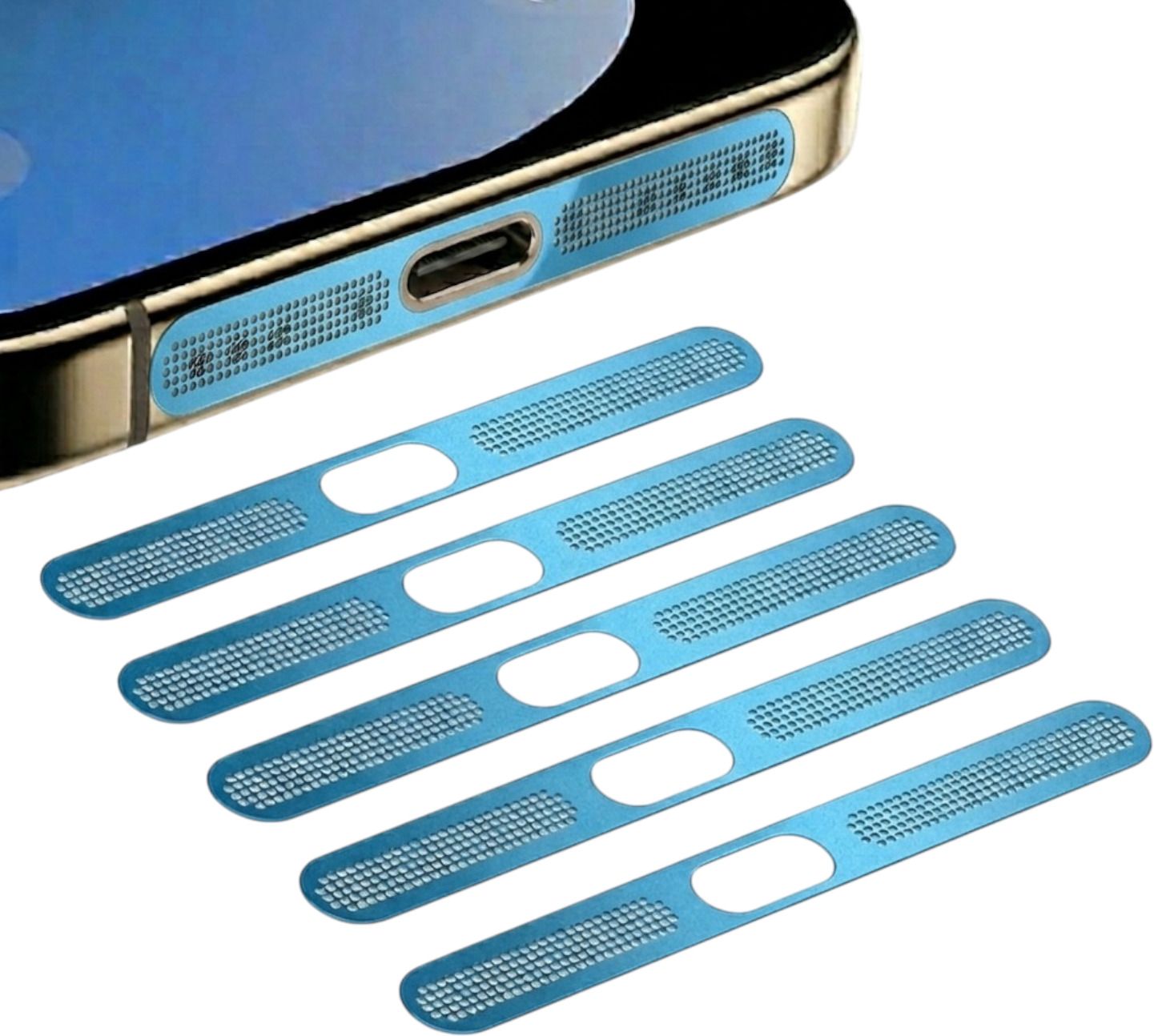 JAZX Metal Speaker Dust Protector Digital Visual Interface Blue Anti-dust Plug-image-48