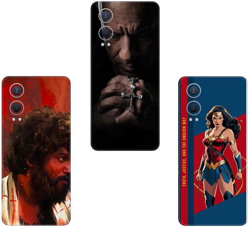 SKINADDA VIVO Y78 5G COMBO(PACK OF 3)Camera&Back Protector Premium Vinyl Mobile Skin-image-32