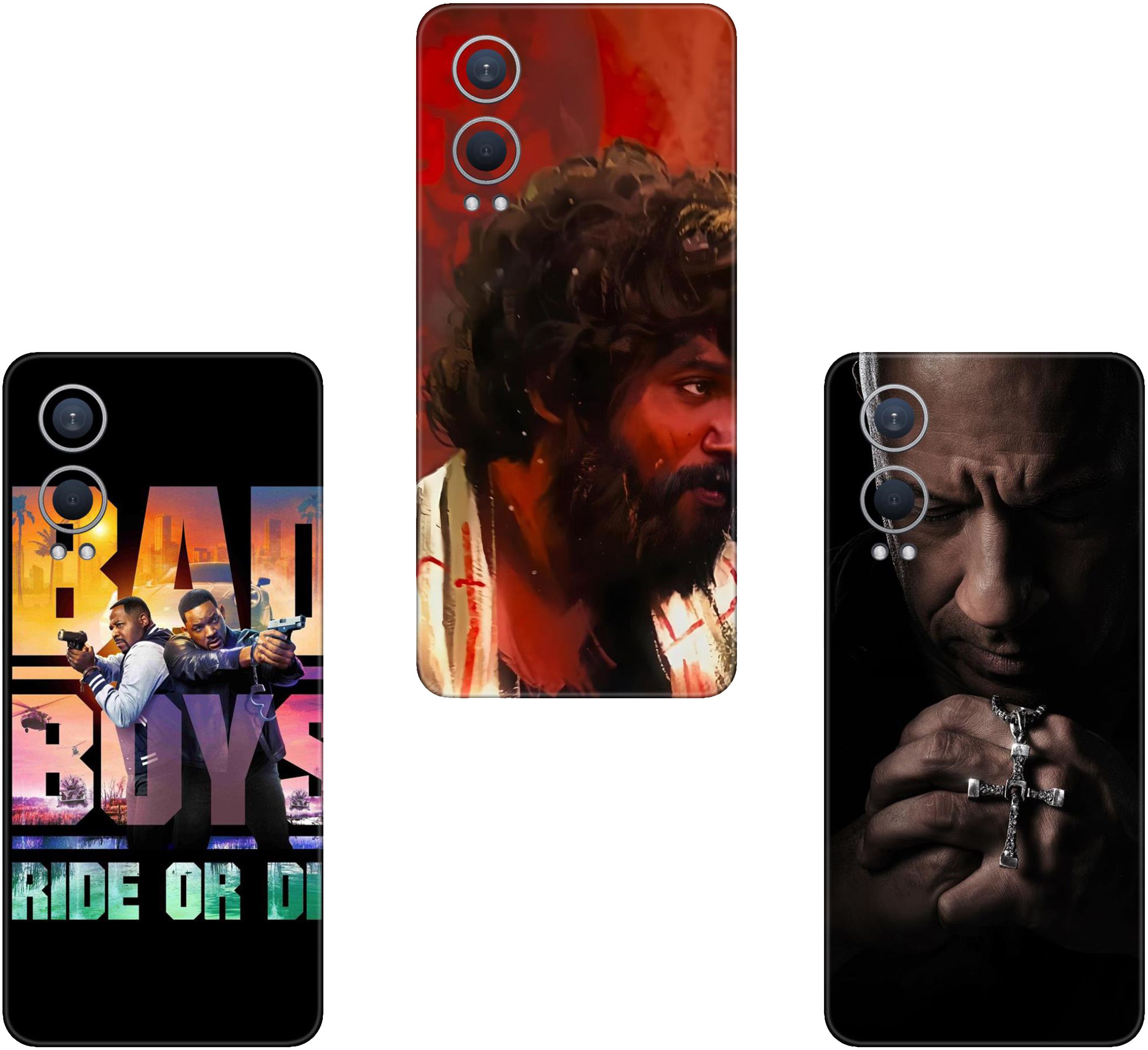 SKINADDA VIVO Y78 5G COMBO(PACK OF 3)Camera&Back Protector Premium Vinyl Mobile Skin-image-36