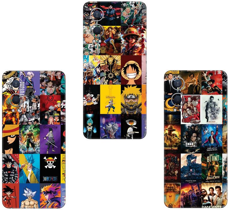 wrap craft TECNO POP 5 PRO COMBO(PACK OF 3)Camera&Back Protector Premium Vinyl Mobile Skin-image-31