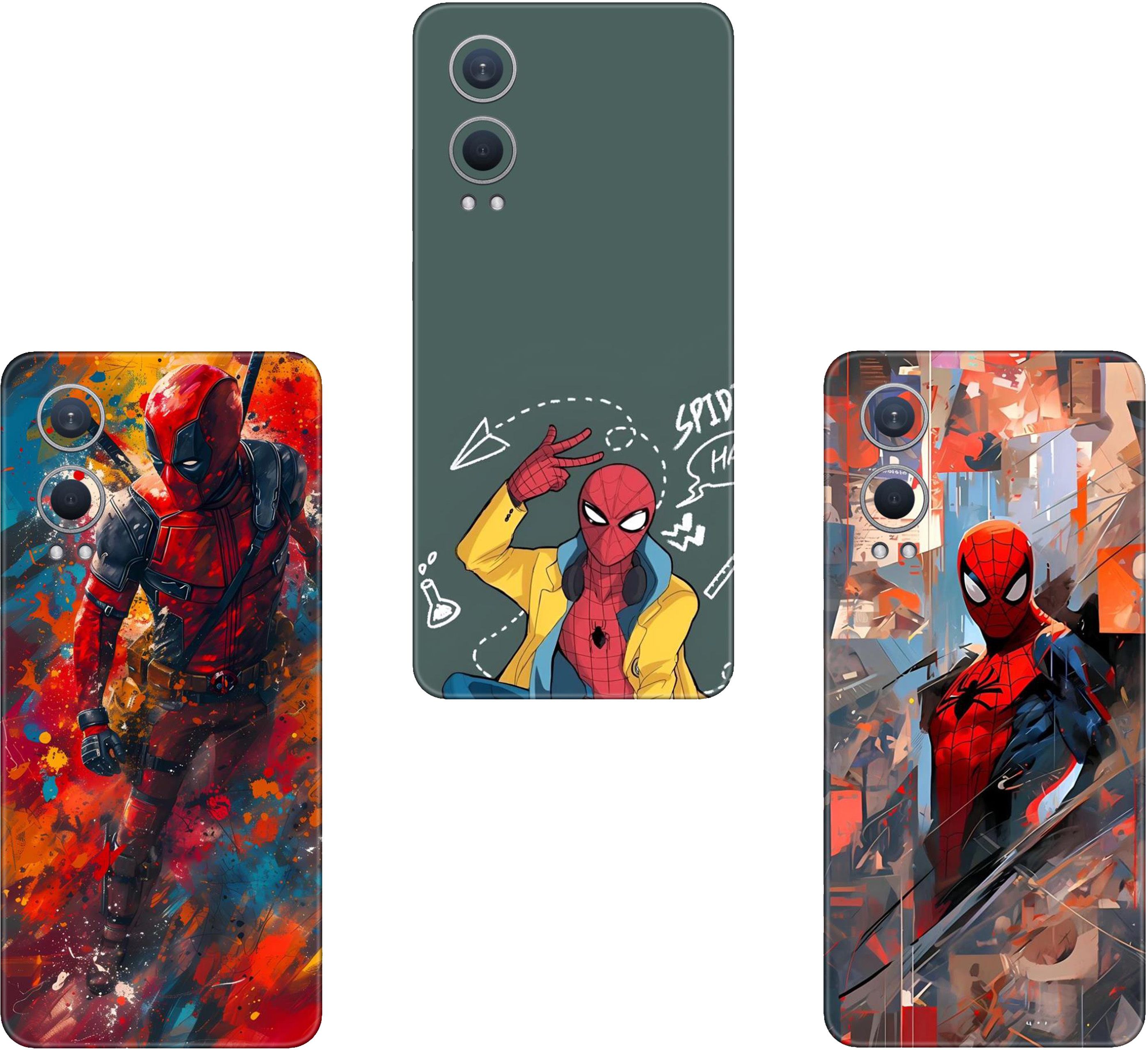SKINADDA INFINIX SMART 7 PLUS COMBO(PACK OF 3)Camera&Back Protector Premium Vinyl Mobile Skin-image-17
