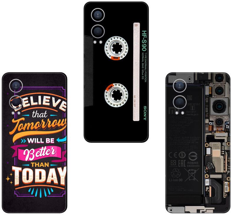 SKINADDA REALME 6 COMBO(PACK OF 3)Camera&Back Protector Premium Vinyl Mobile Skin-image-7