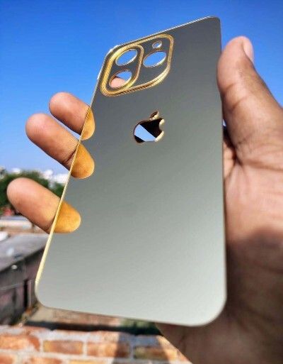 HANS LSR Infinix hot 50 Pro GOLDEN MIRROR BACK PANNEL Mobile Skin-image-46