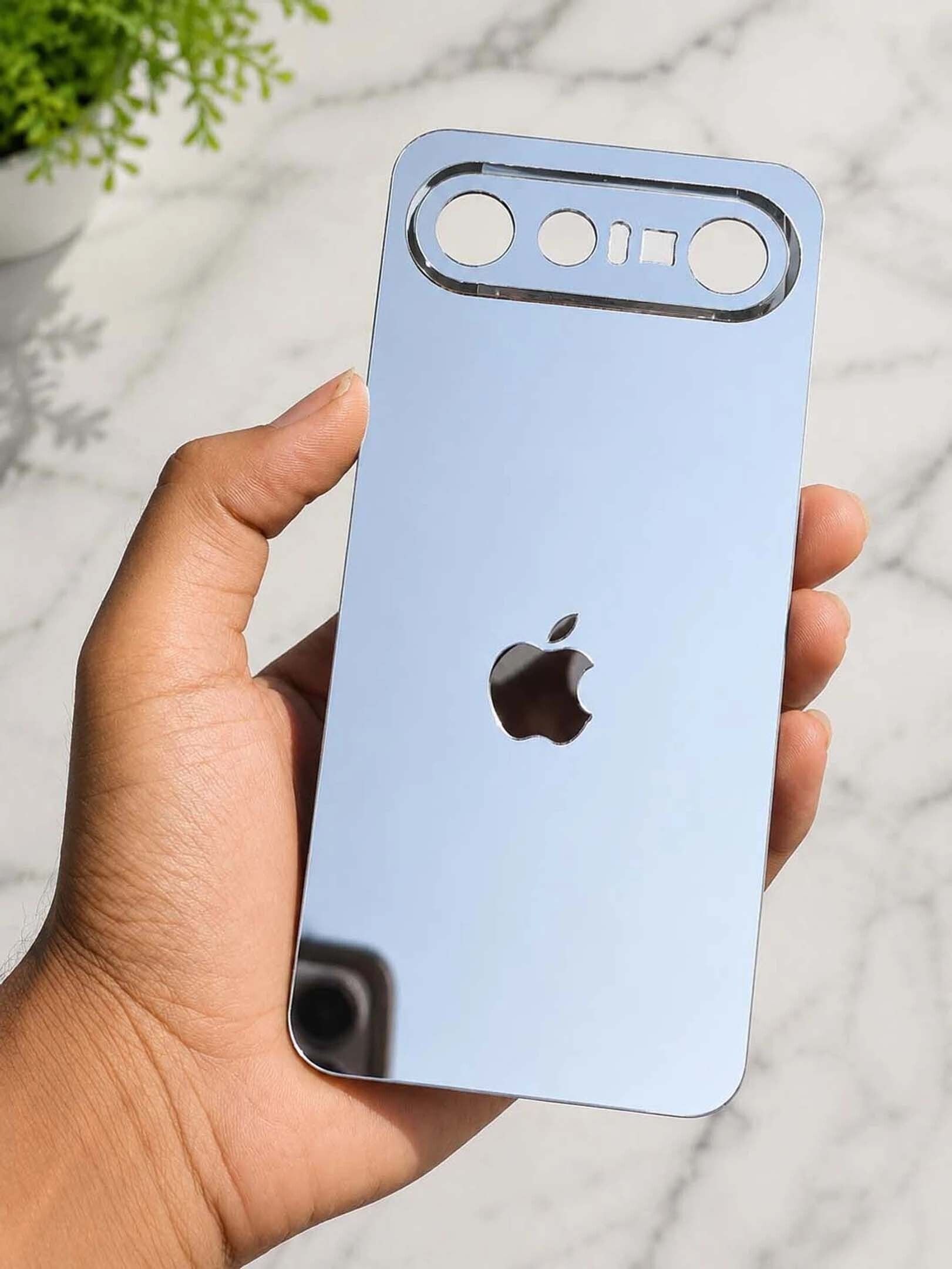 TWUAOP VIVO X300 FE 5G, MOBILE SKIN BACK PANNEL ACRYLIC SHEET WITH APPLE LOGO Mobile Skin-image-45