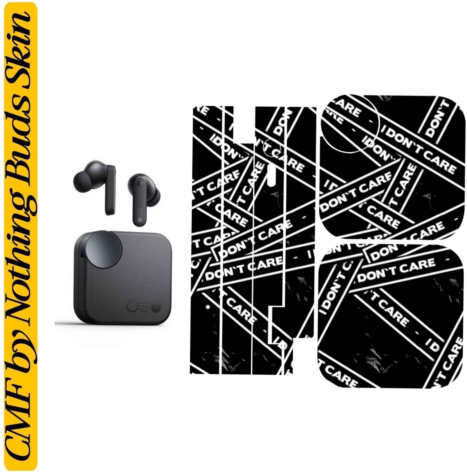 Flipkart SmartBuy CMF by nothing bud skin sticker super matte finish_334skinsbr211 Mobile Skin-image-9