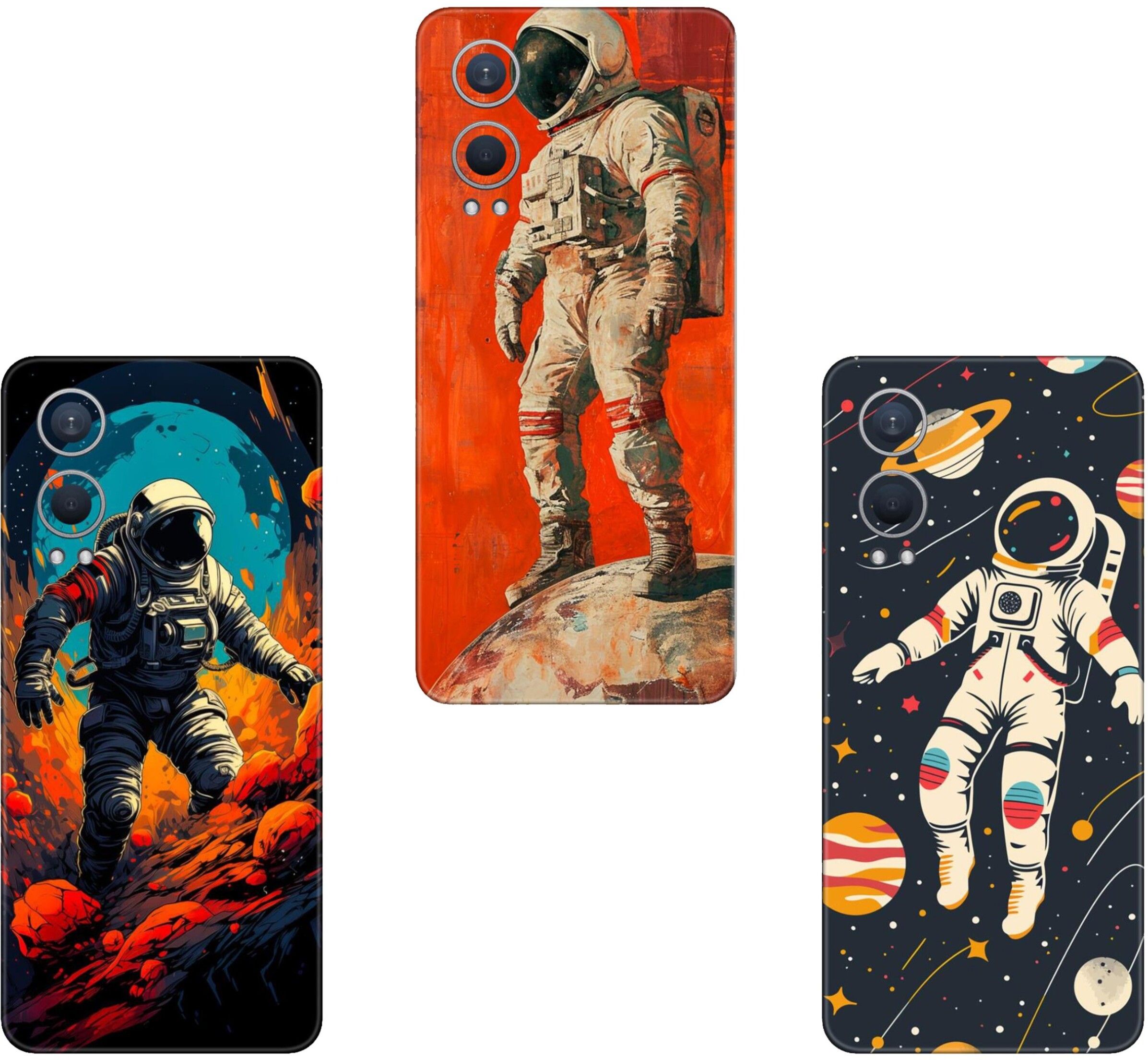 wrap craft REALME NOTE 60 COMBO(PACK OF 3)Camera&Back Protector Premium Vinyl Mobile Skin-image-23