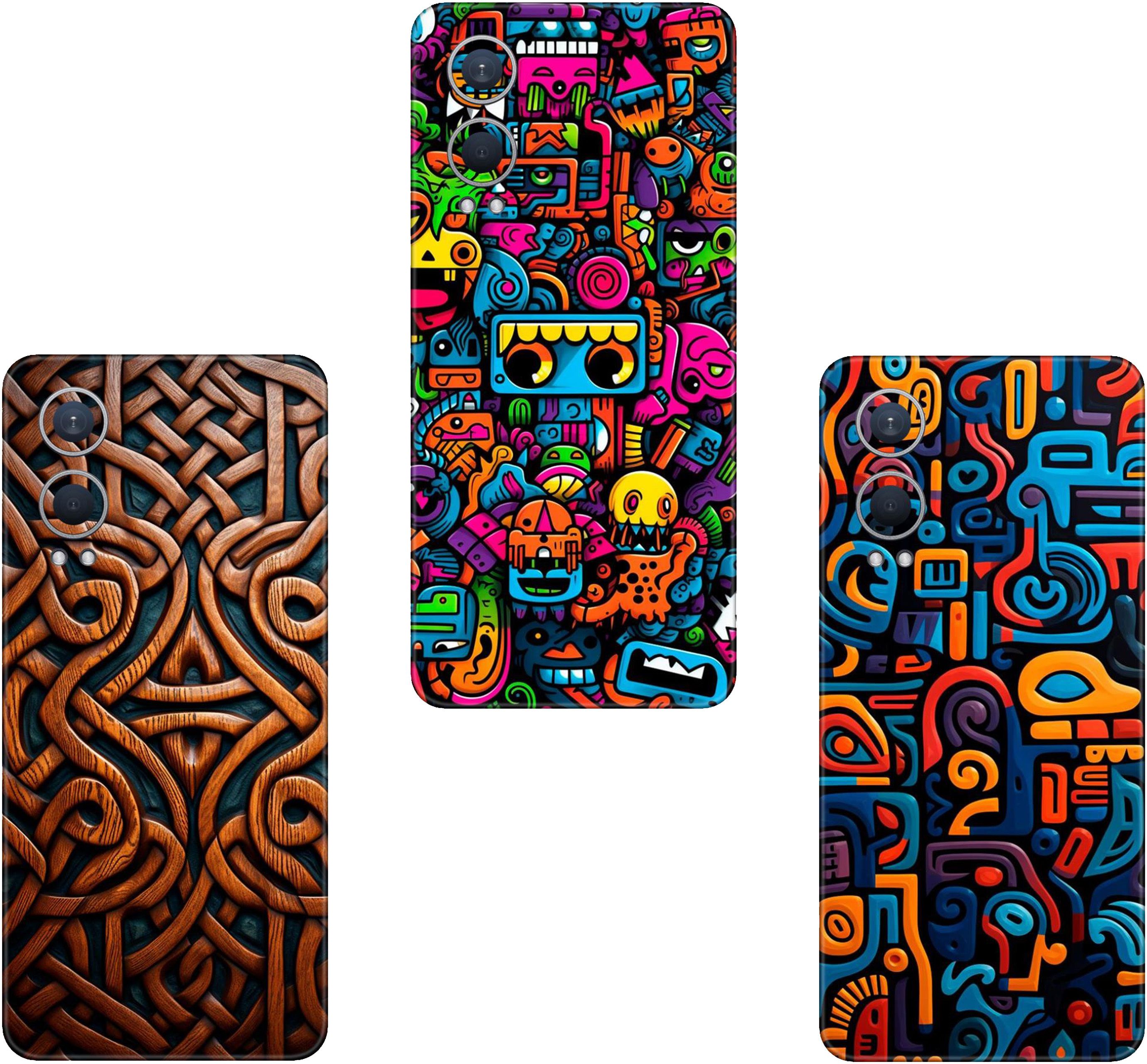 SKINFACTORY VIVO S1(PACK OF 3)Camera&Back Protector Premium Vinyl Mobile Skin-image-48