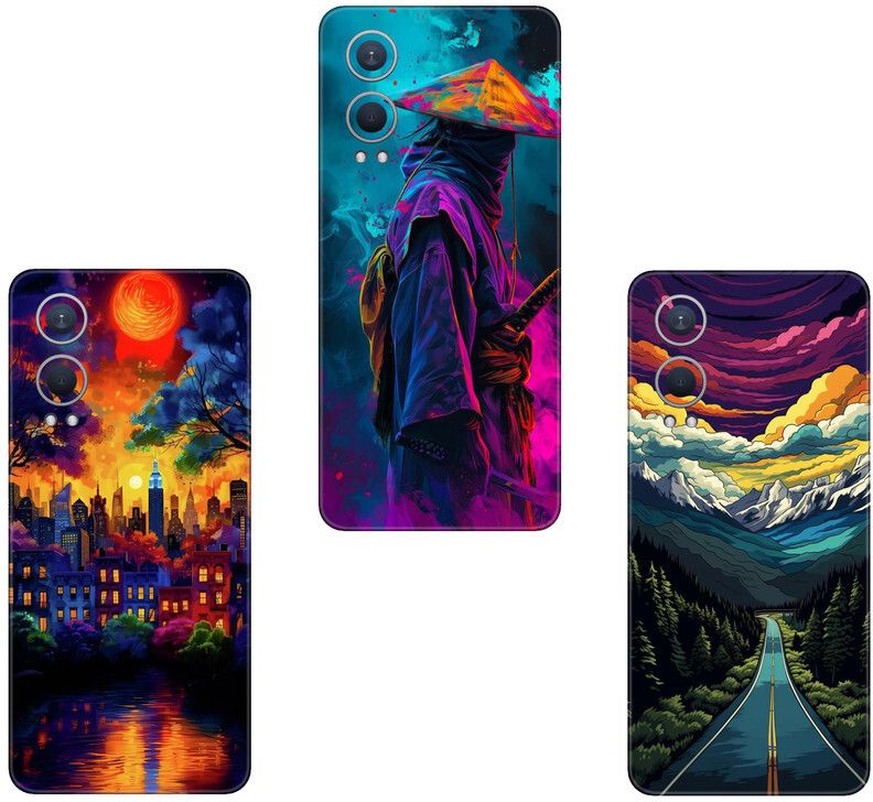 SKINFACTORY NOKIA 2.4(PACK OF 3)Camera&Back Protector Premium Vinyl Mobile Skin-image-49