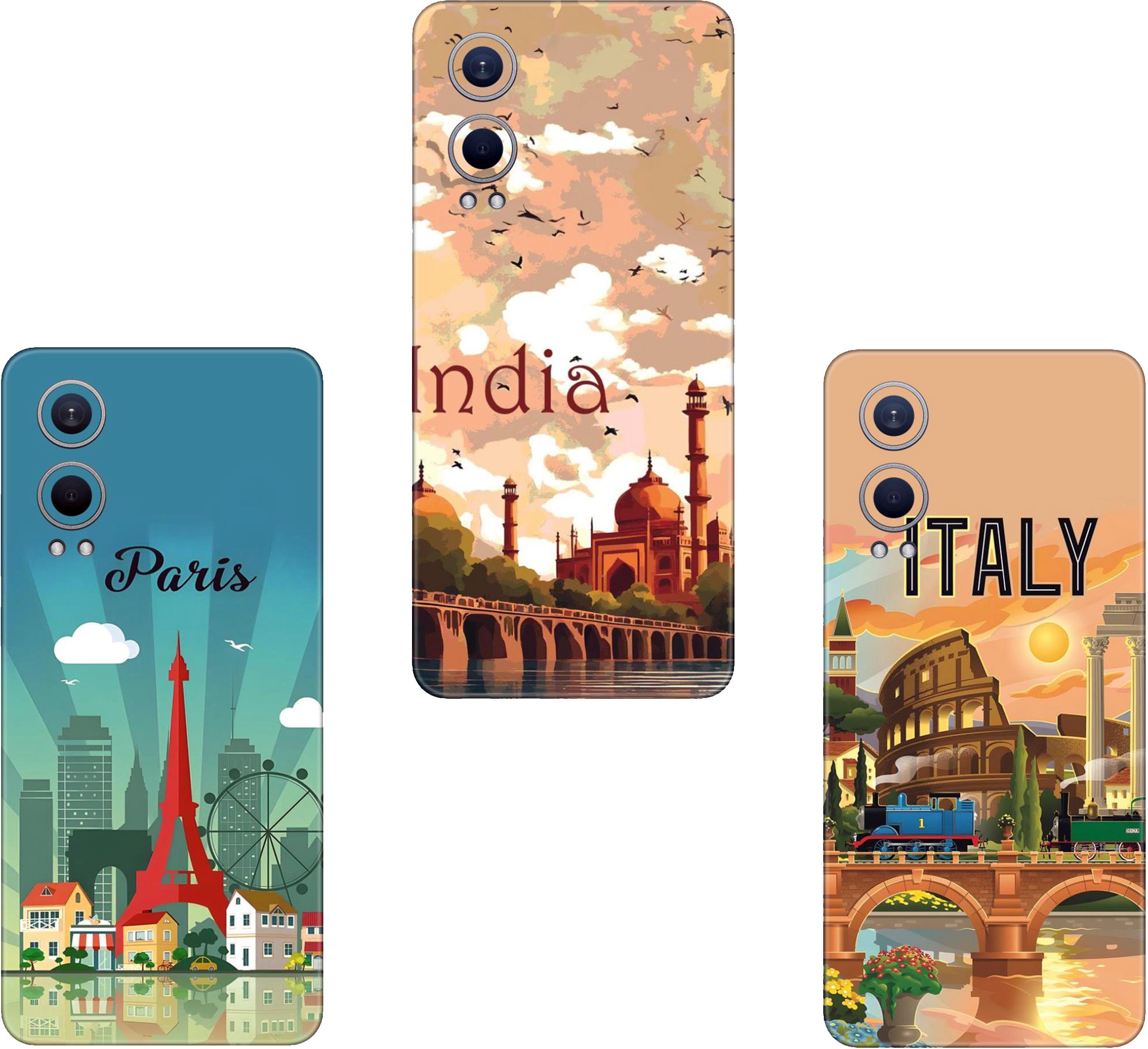 SKINFACTORY APPLE 16 PRO(PACK OF 3)Camera&Back Protector Premium Vinyl Mobile Skin-image-10