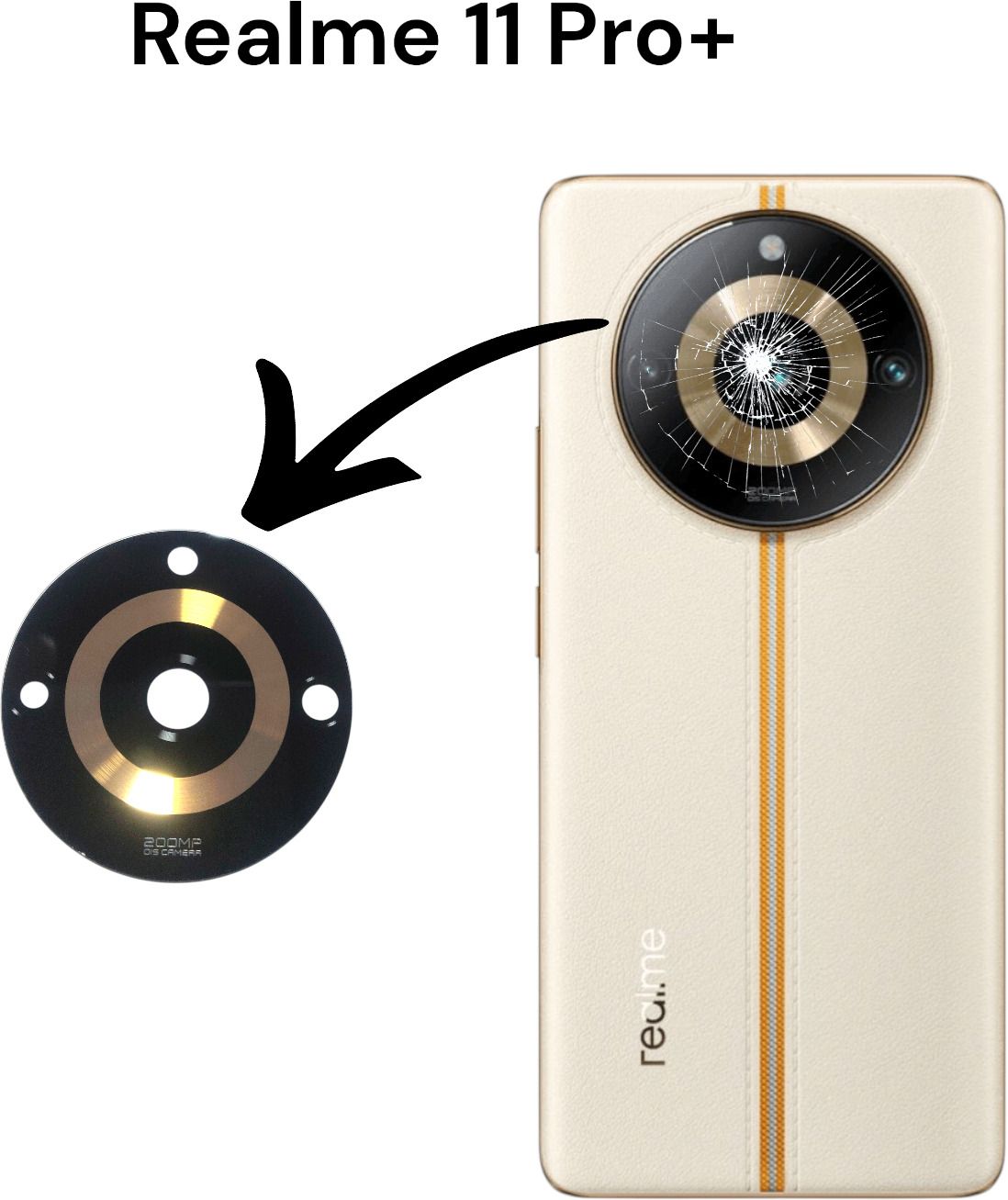 A R Enterprise RMX3741 Realme 11 Pro Plus 5g Camera Lens Glass-picture-14