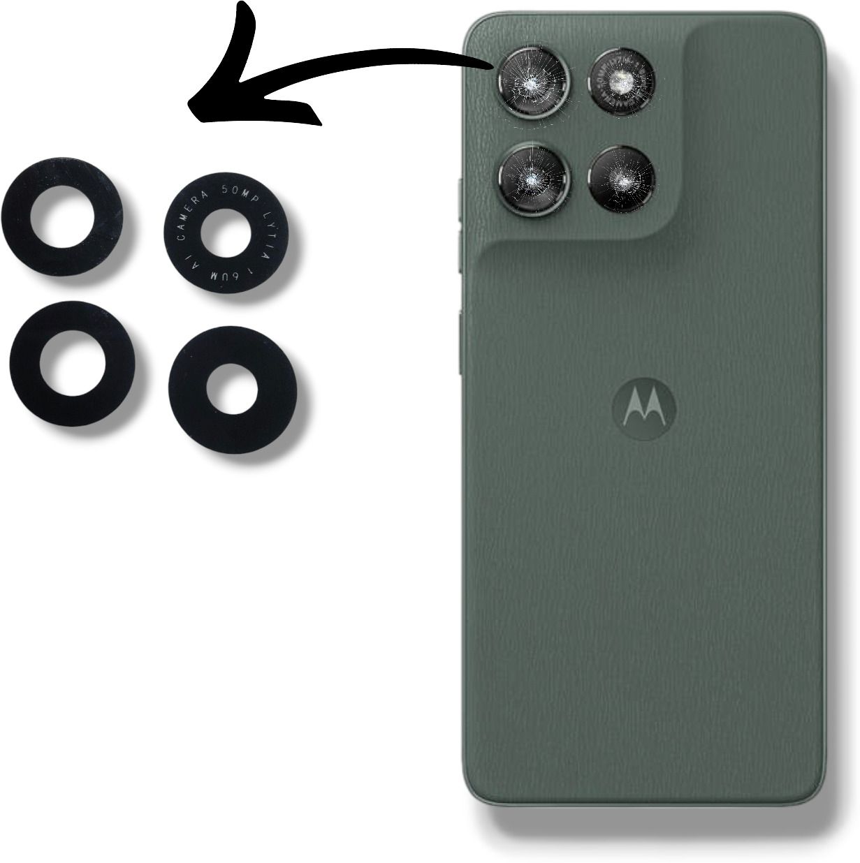 A R Enterprise PB930004IN Moto G67 Power 5g Camera Lens Glass-image-31