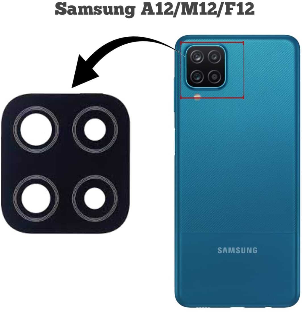 A R Enterprise SAMSUNG A12/M12/F12 SAMSUNG A12/M12/F12 Camera Lens Glass-image-33