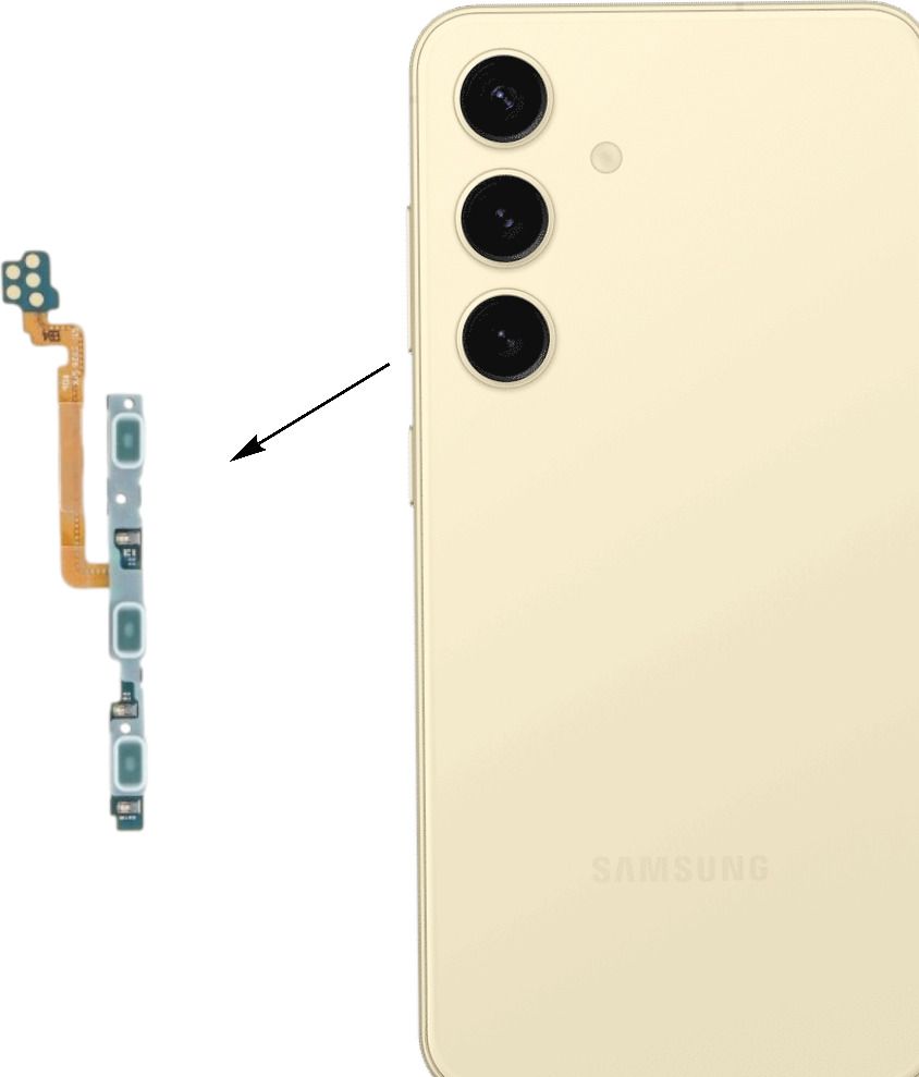 CELLO TECH SM-S921E SAMSUNG S24 5G Volume Button Flex Cable-picture-22
