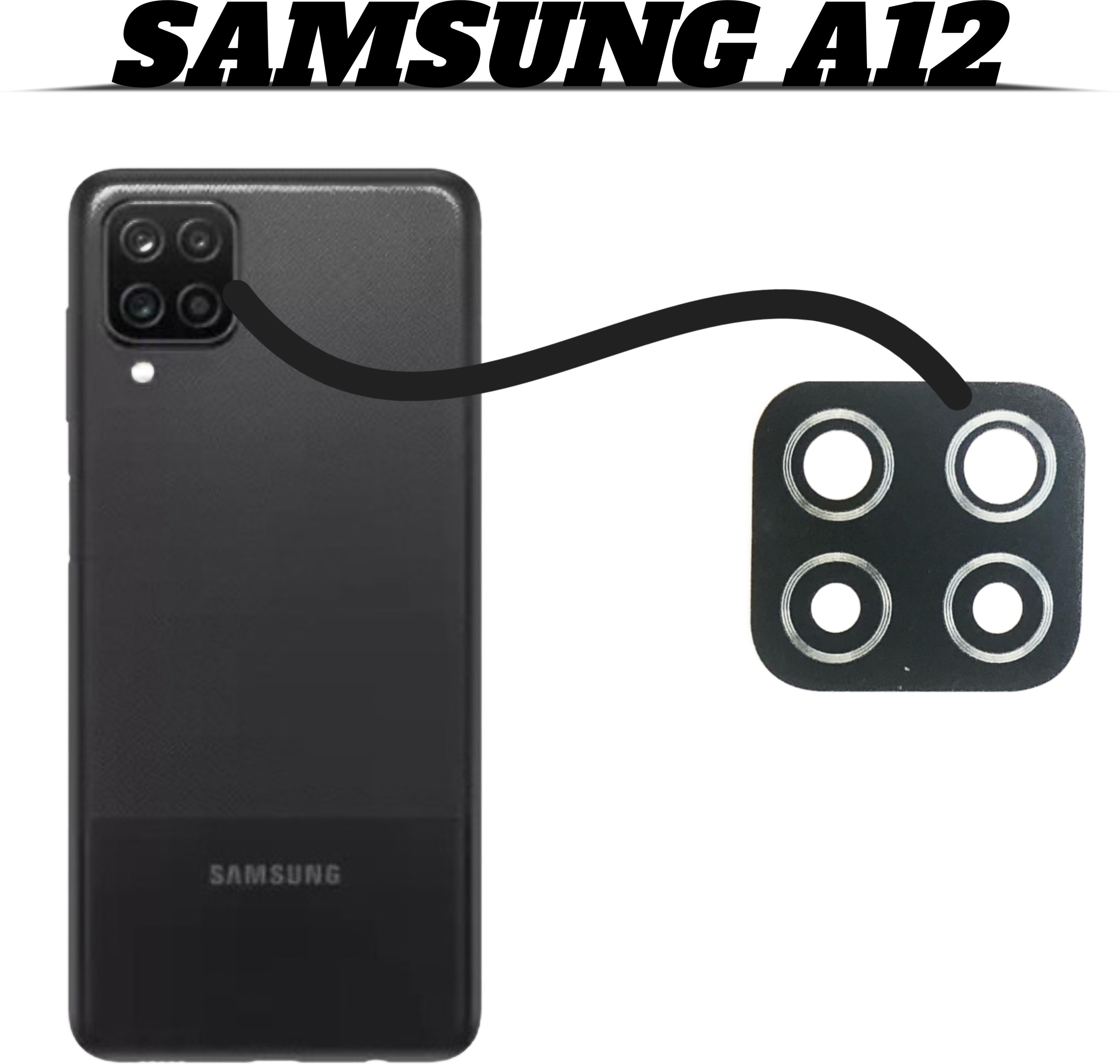 f r enterprise SM-A127F and SM-A127F/DS SAMSUNG A12 Camera Lens Glass-image-27